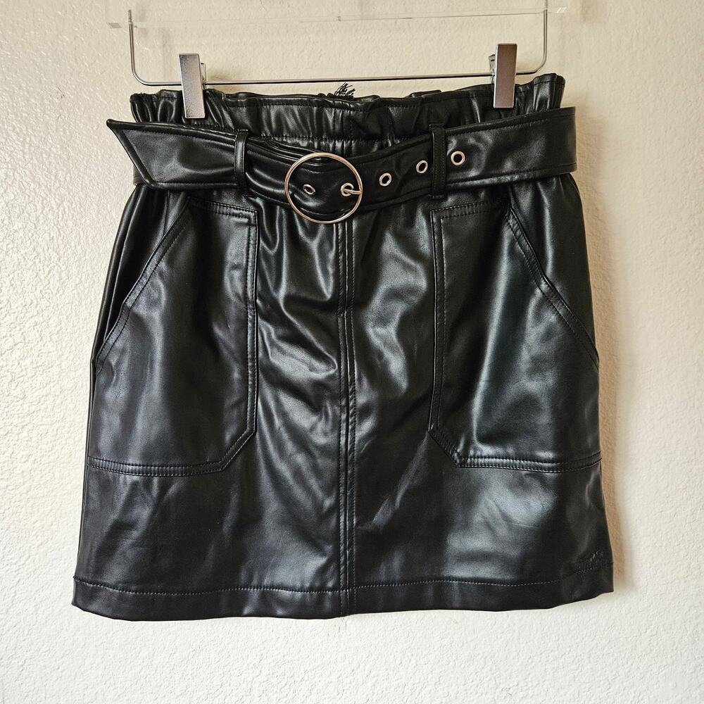 Faux Leather Skirt Medium Brand New